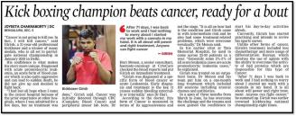 Kick Boxing Champion Beats Cancer, Ready For a Bout