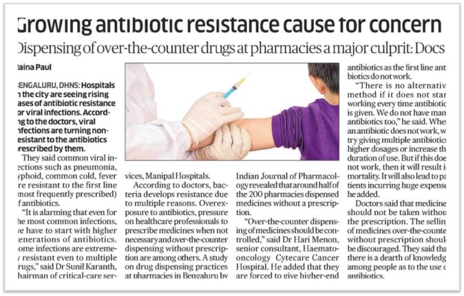 Growing antibiotic resistance cause for concern