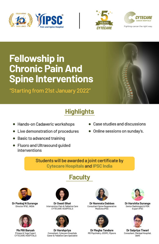 Fellowship In Chronic Pain And Spine Interventions