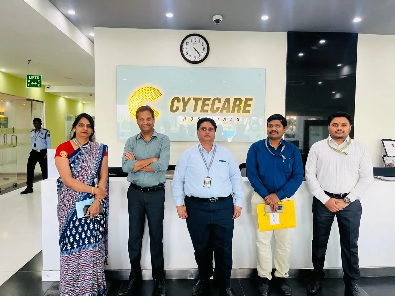 Airport Authority of India team at Cytecare Hospitals